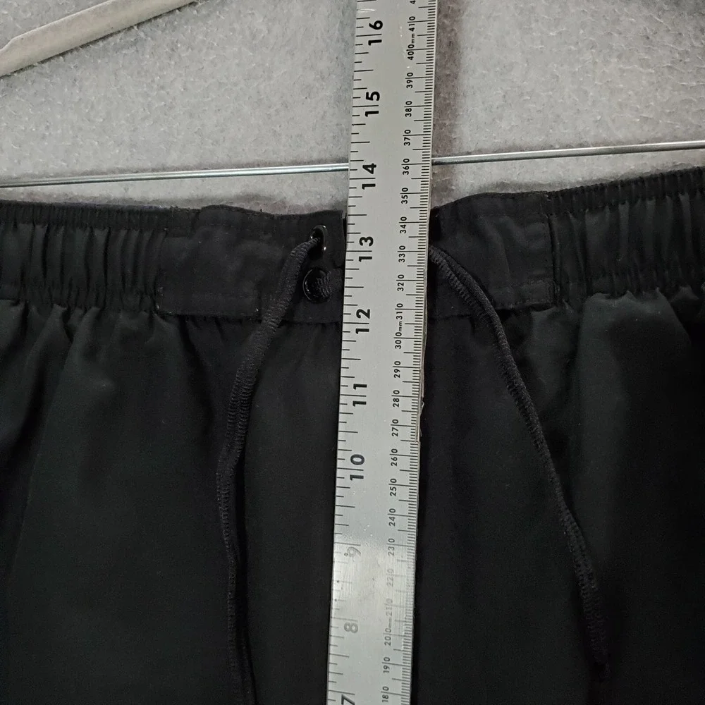 Nike Men Swimwear Large Black Trunks Logo Outdoor Beach Surf Pockets‎